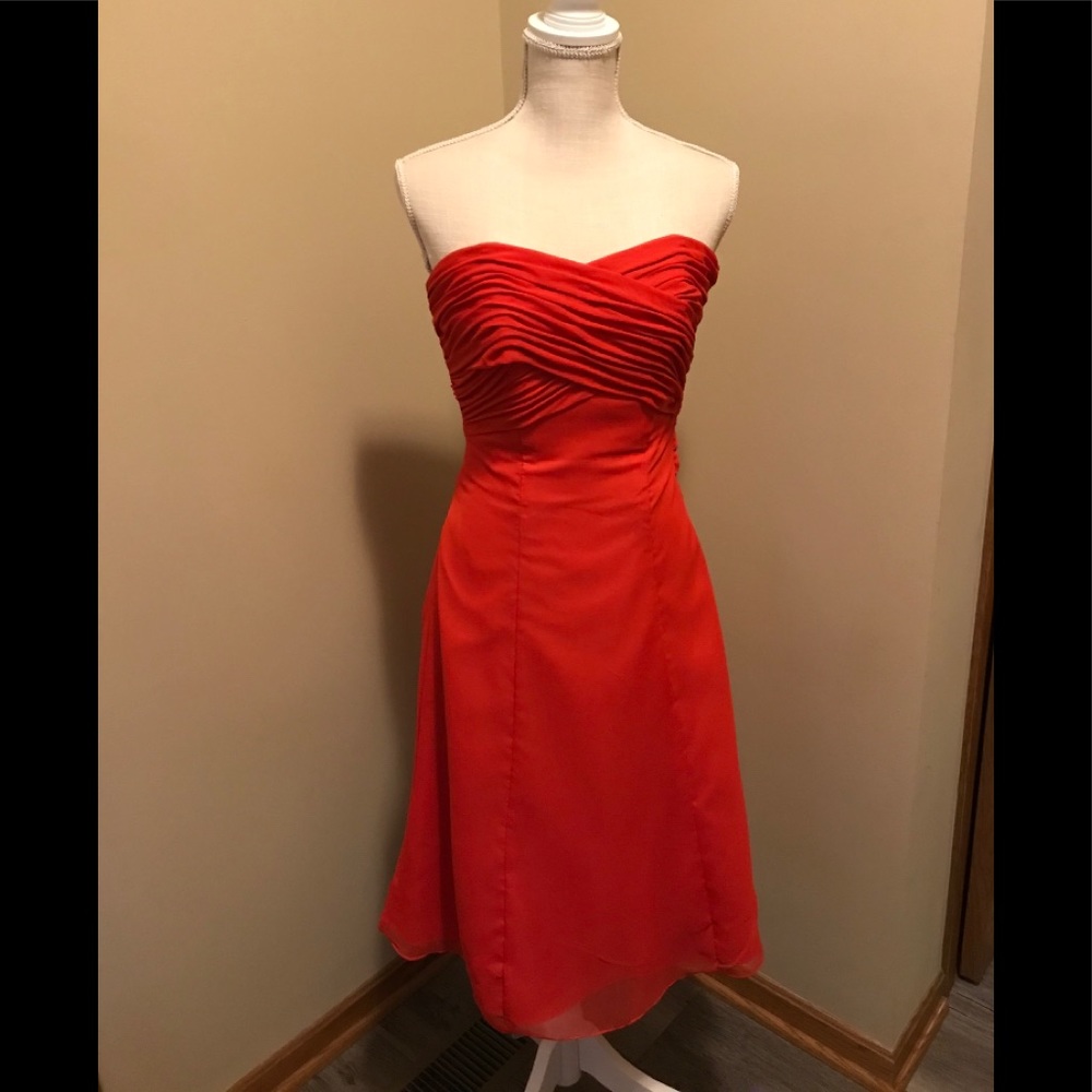 Eden Maids Strapless Bridesmaid Dress